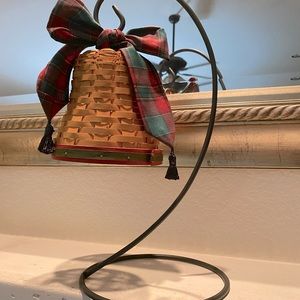 Longaberger Bell Hanger with Bell Basket